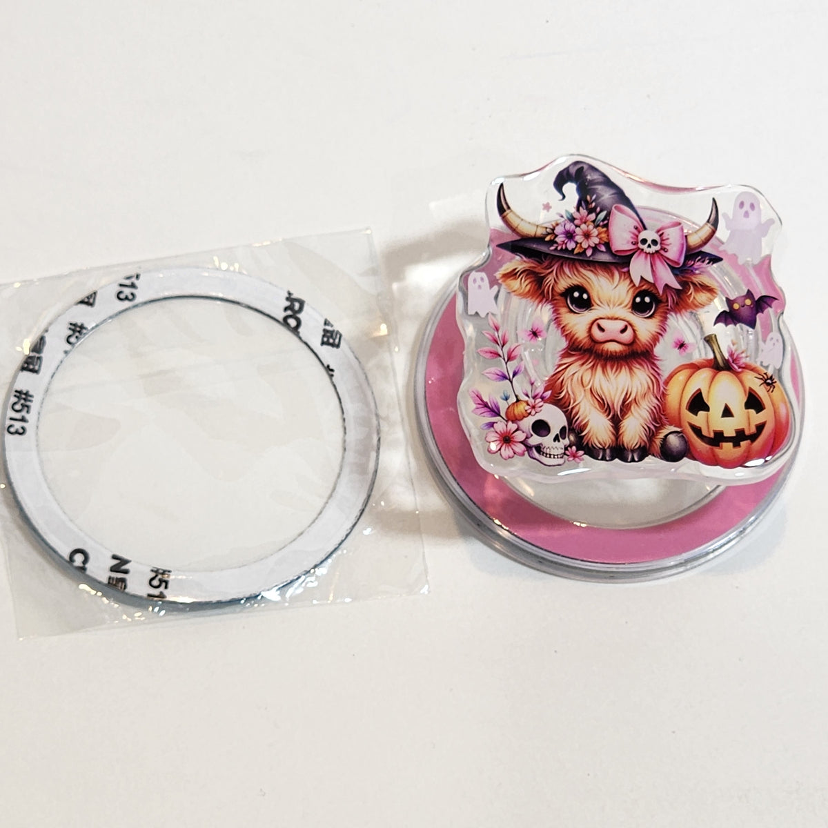 Spooky Moo Moo Magnetic Phone Holder