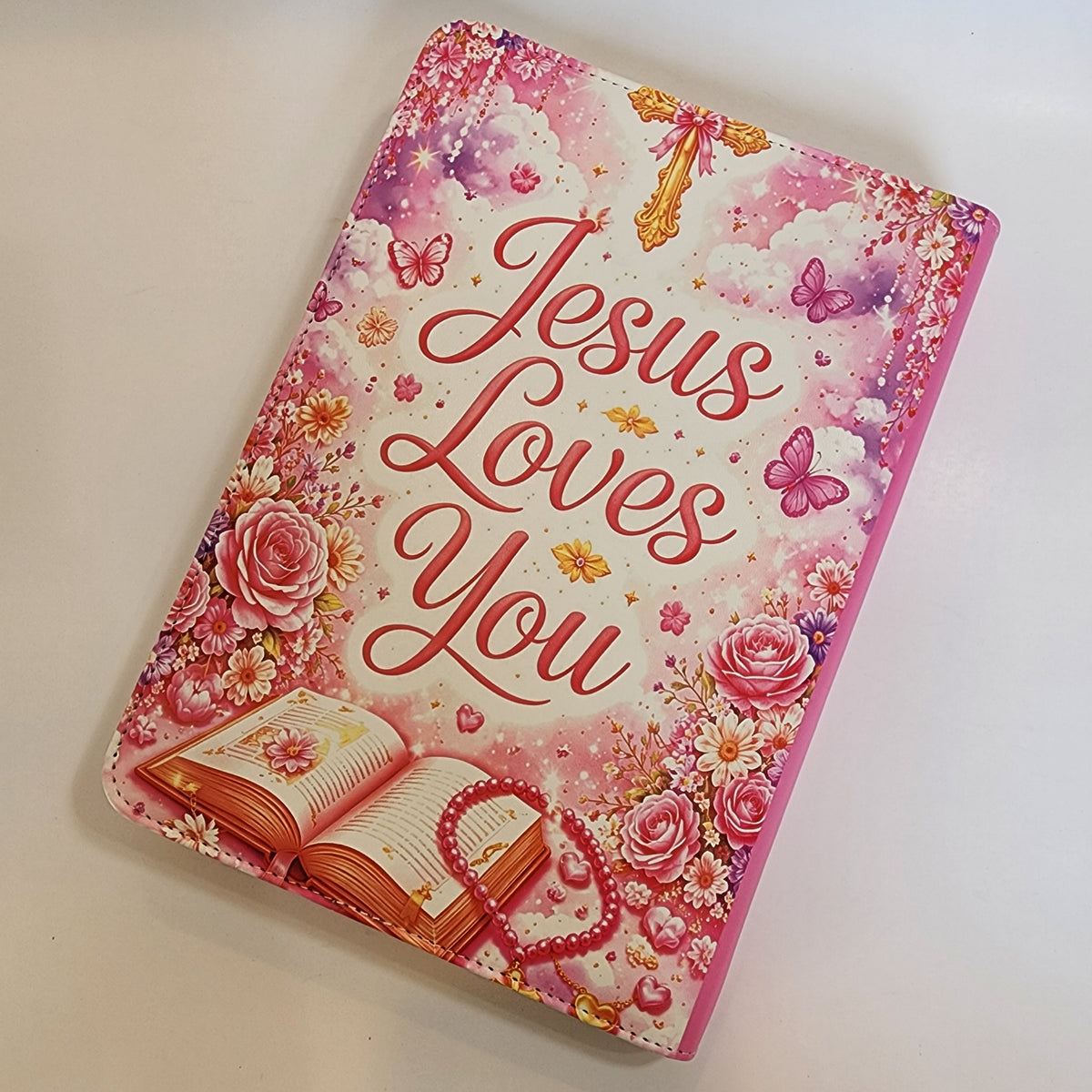 Jesus Loves You - A5 Zipper Binder