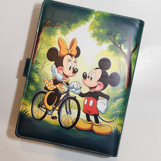 Mickey & Minnie Cycle Day - A5 Binder