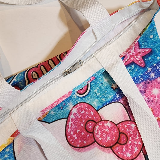 HK Sand & Surf - Canvas Tote Zipper Closure