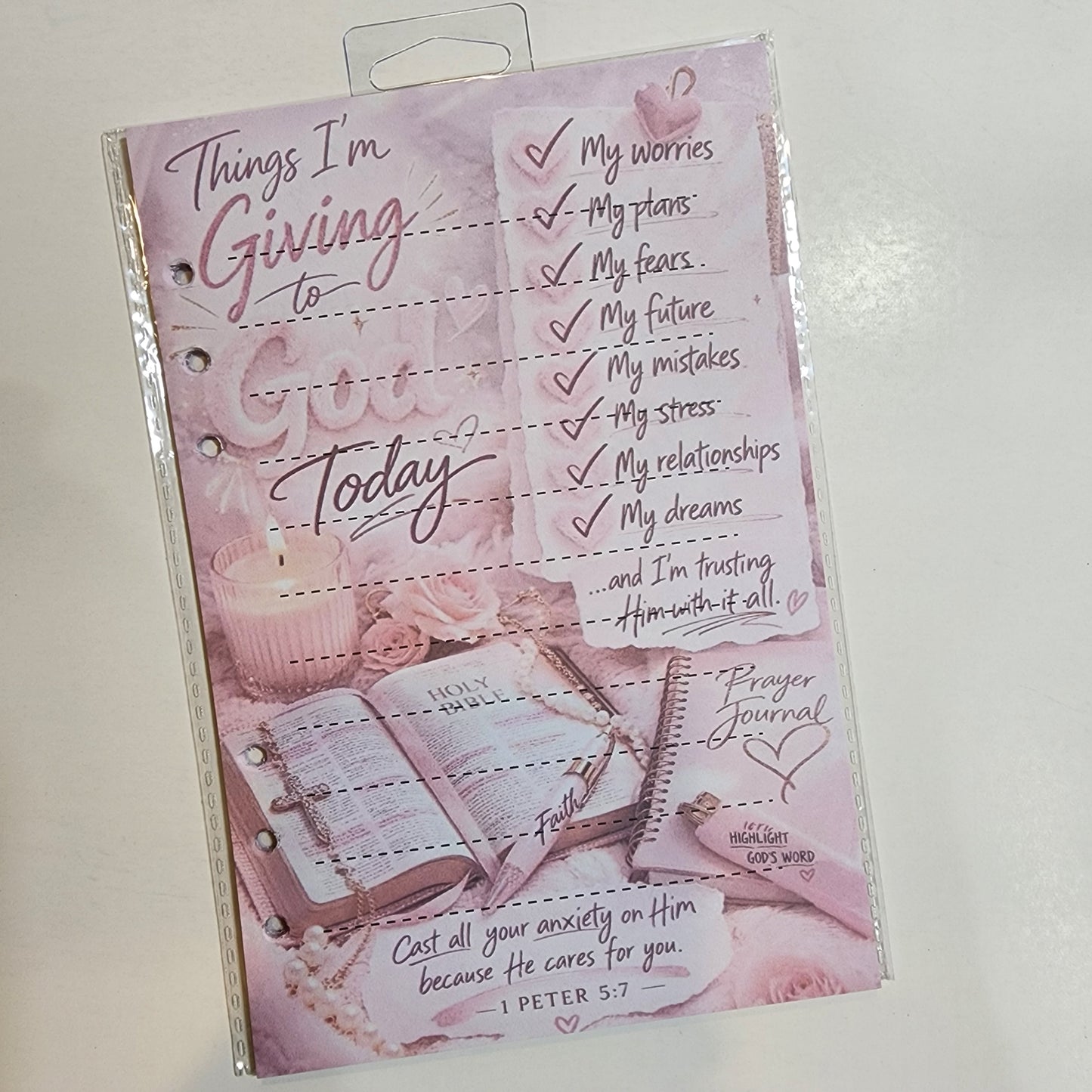 Things to Give to God - A5 Refill Paper