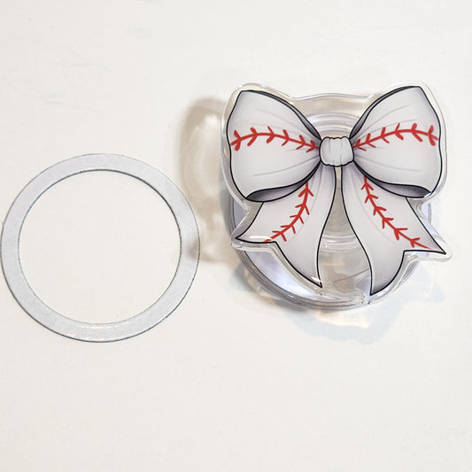 Baseball Bow Magnetic Phone Holder