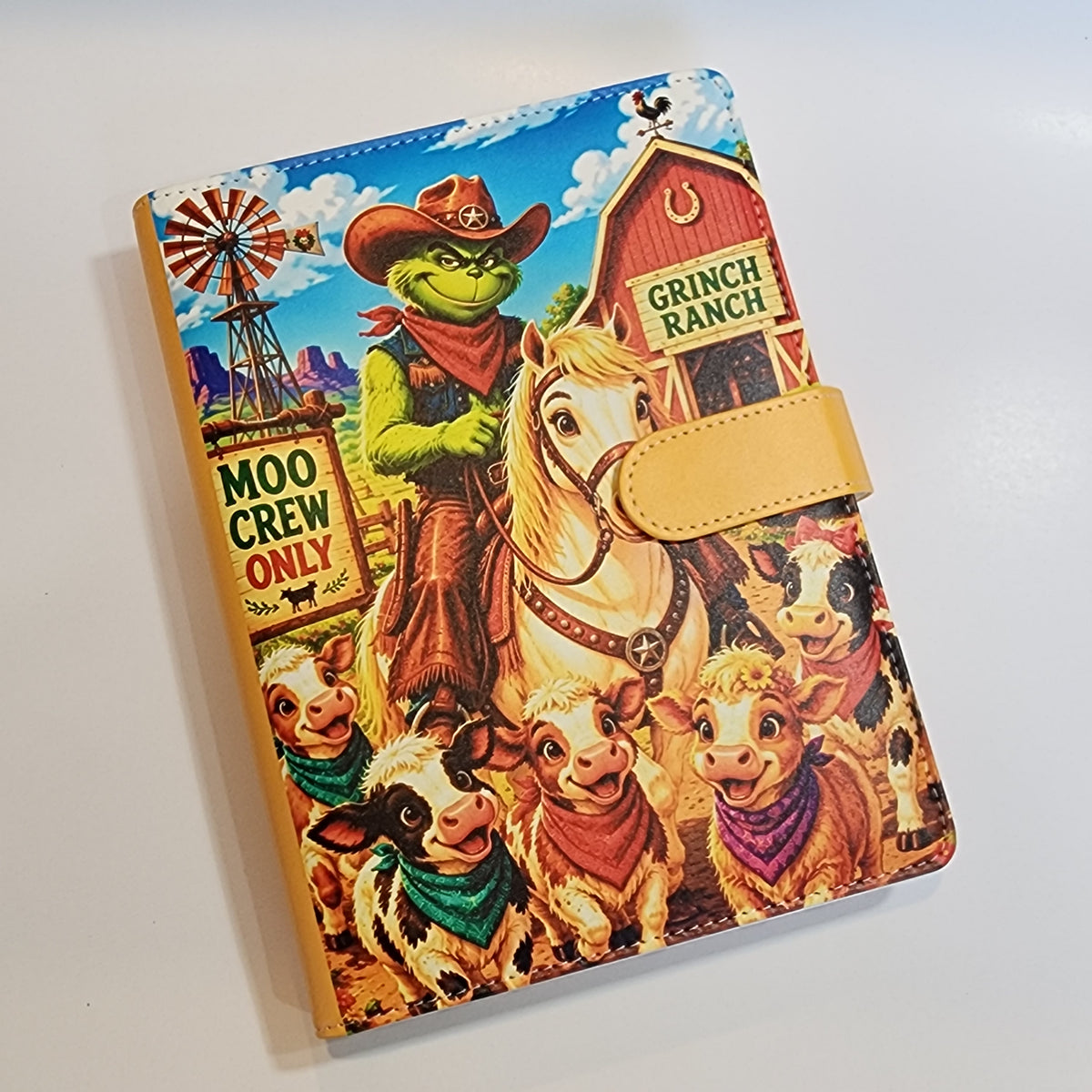 Grinch Moo Crew - A5 Binder