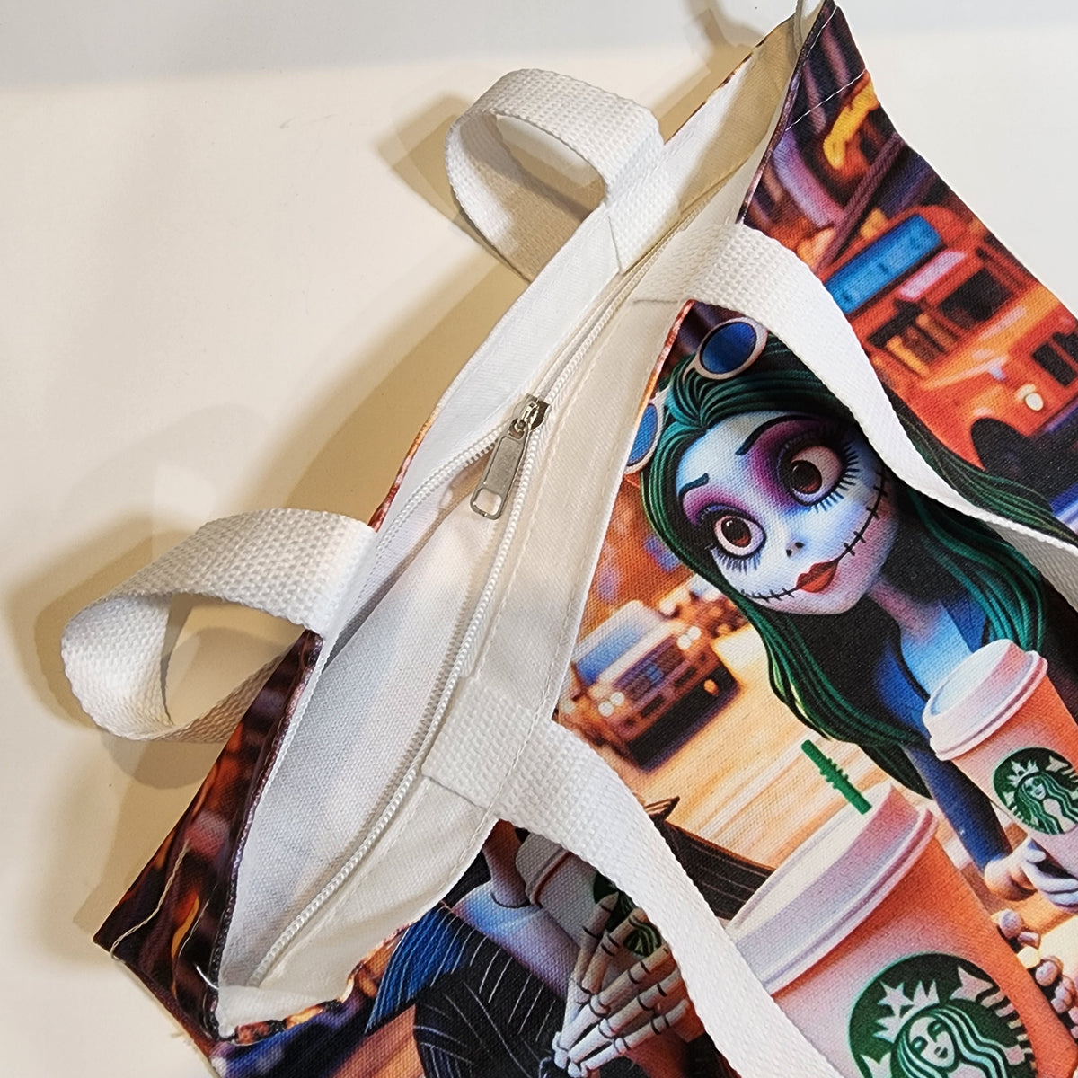 Jack & Sis - Canvas Tote Zipper Closure