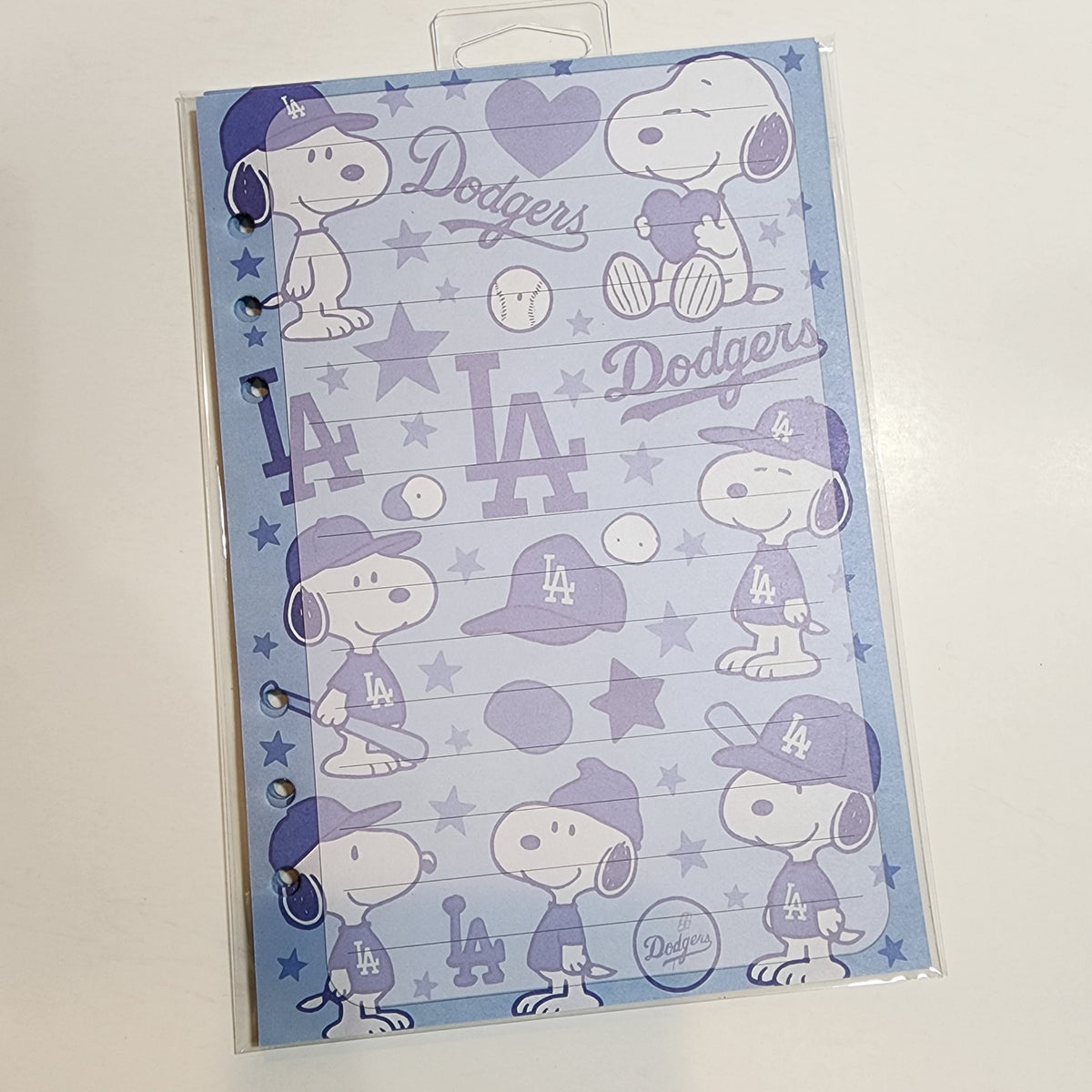 Snoopy L.A. Dodgers - A5 Refill Paper