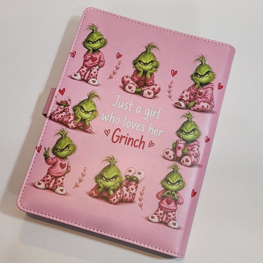 Just a Girl Who Loves Her Grinch - A5 Binder
