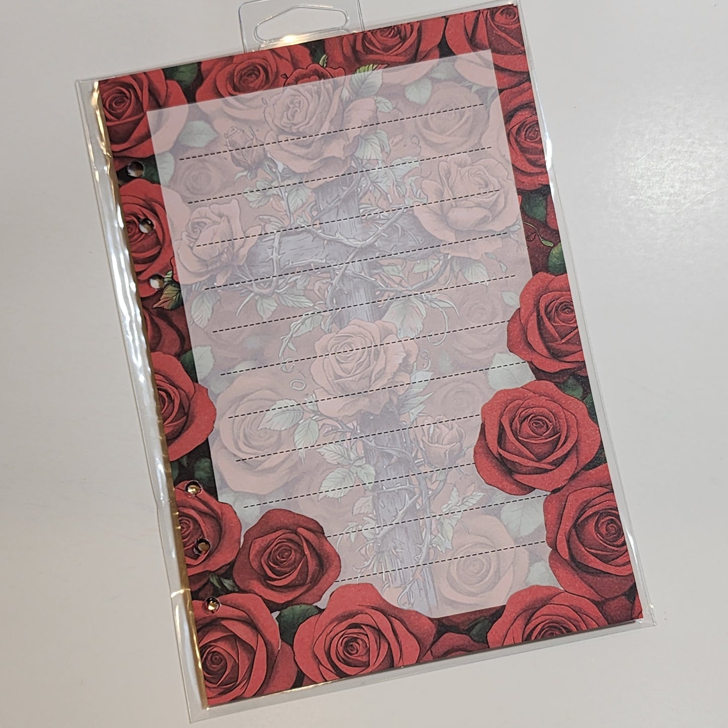 Cross Roses - A5 Refill Paper