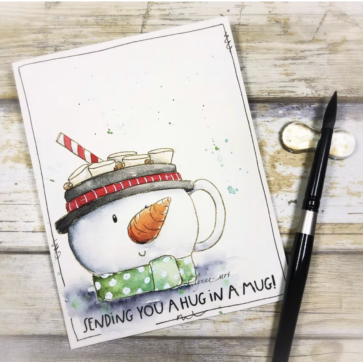 Snowman Hug Mug