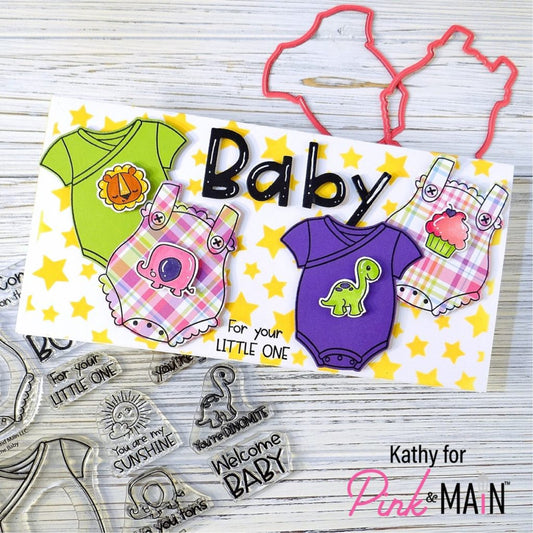 Welcome Baby Stamp & Die Combo