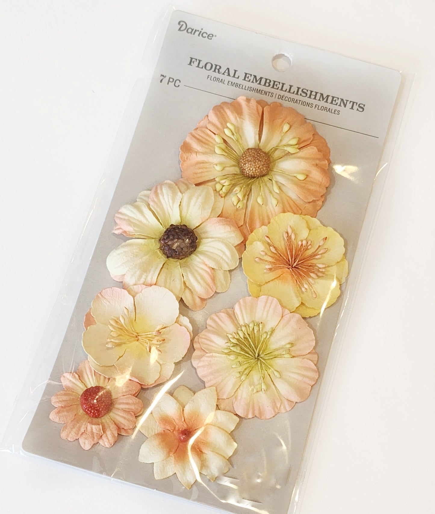 Mixed Flowers Embellishments