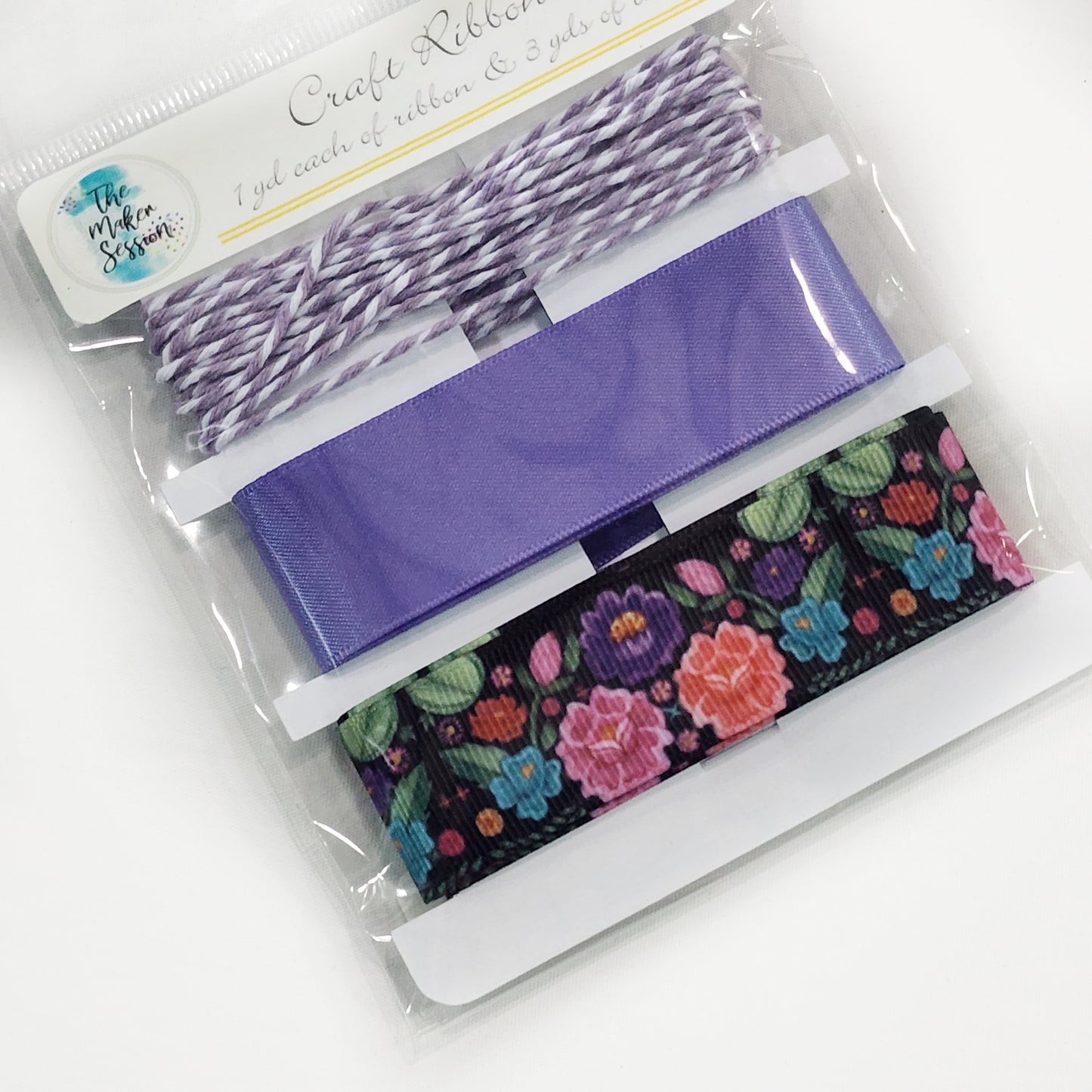 Pink & Red Floral Ribbon Pack