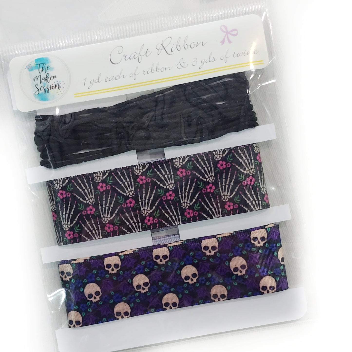 Purple Skull Ribbon Pack