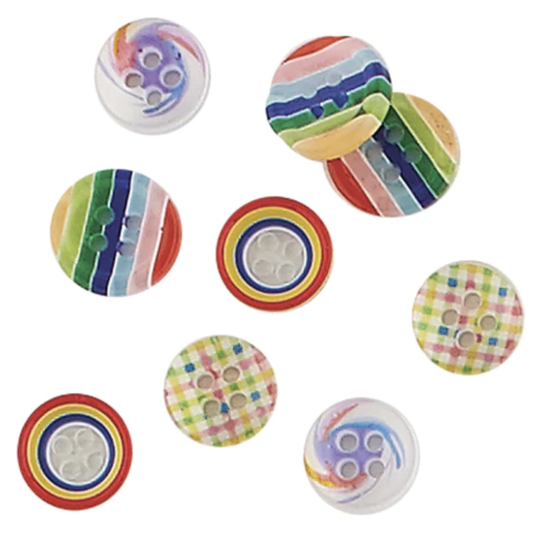 Rainbow Buttons