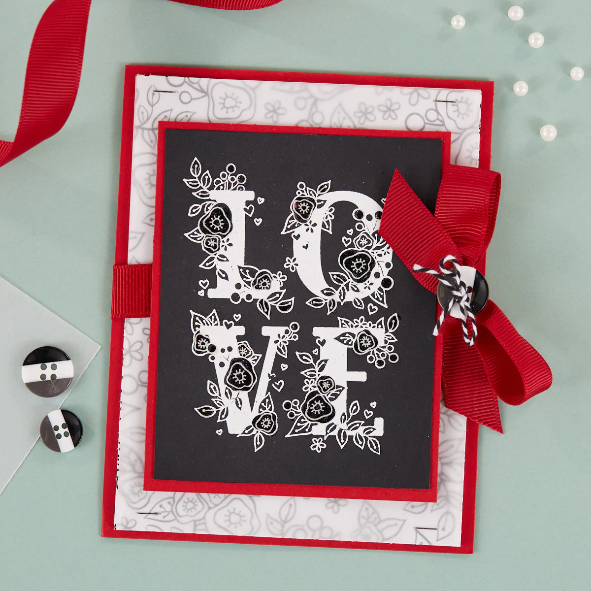 Black and White Buttons