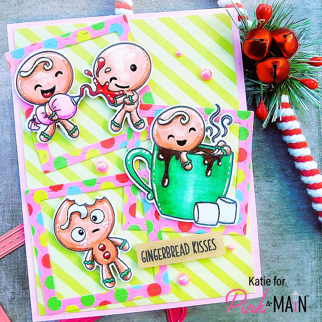 Gingerbread Kisses Stamp Only
