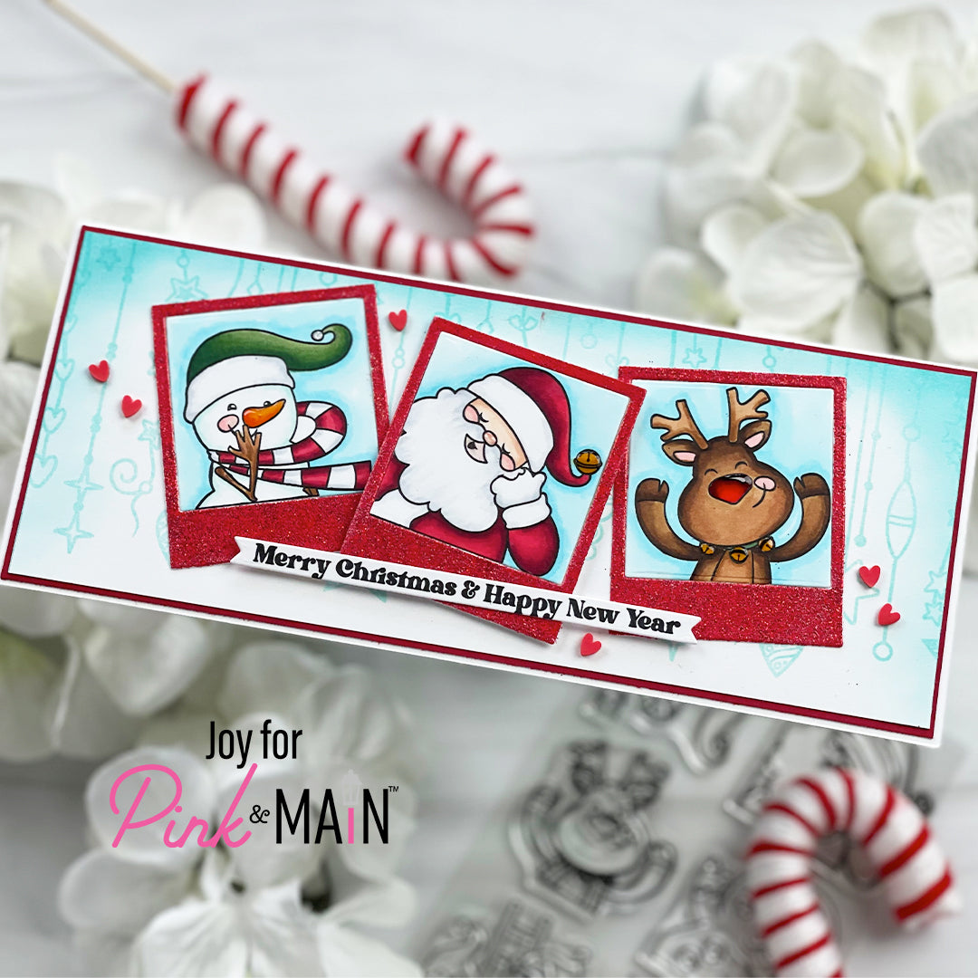 Christmas Squares Stamp Only