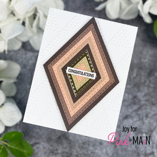 Stitched Diamonds Dies