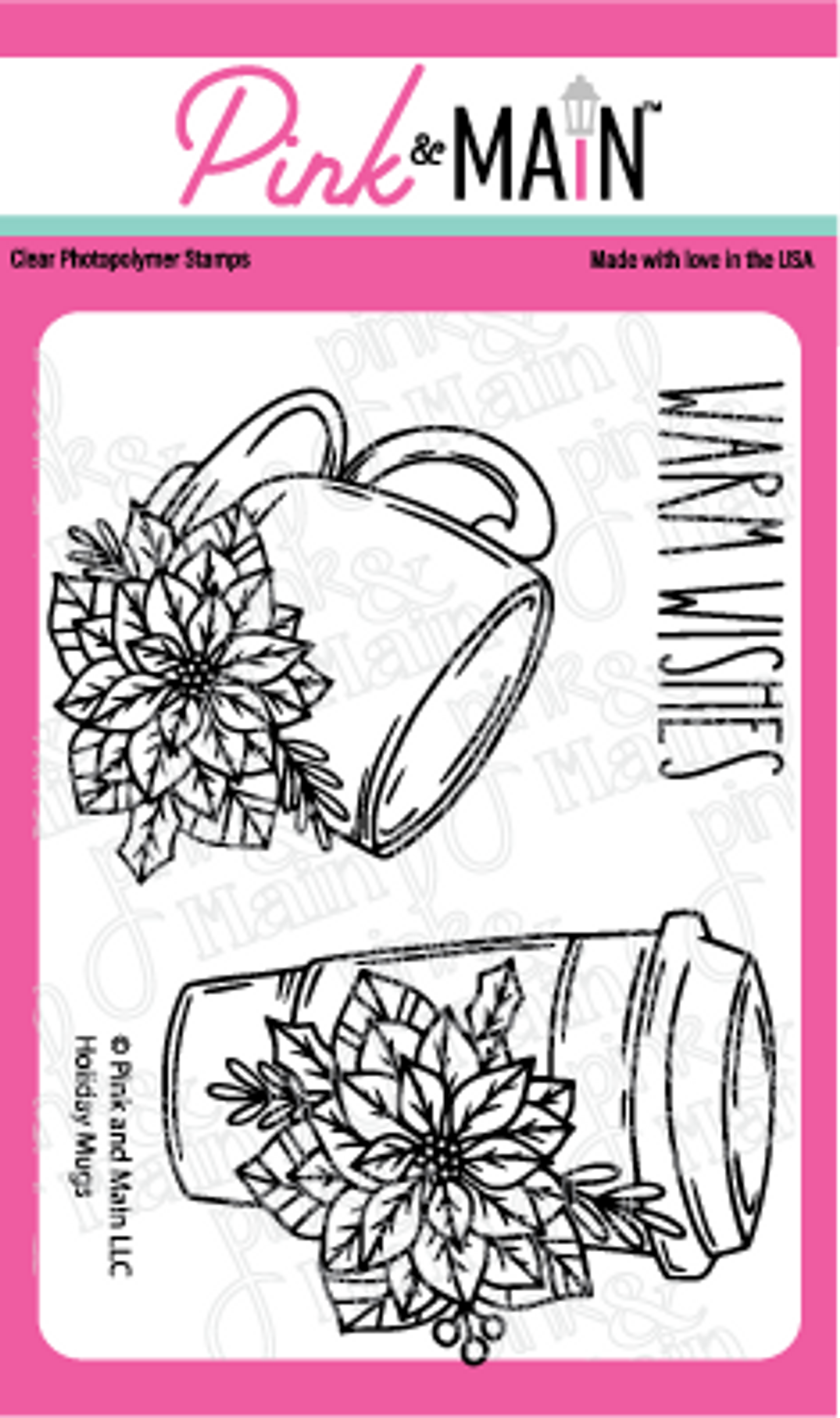 Holiday Mugs Stamp Only