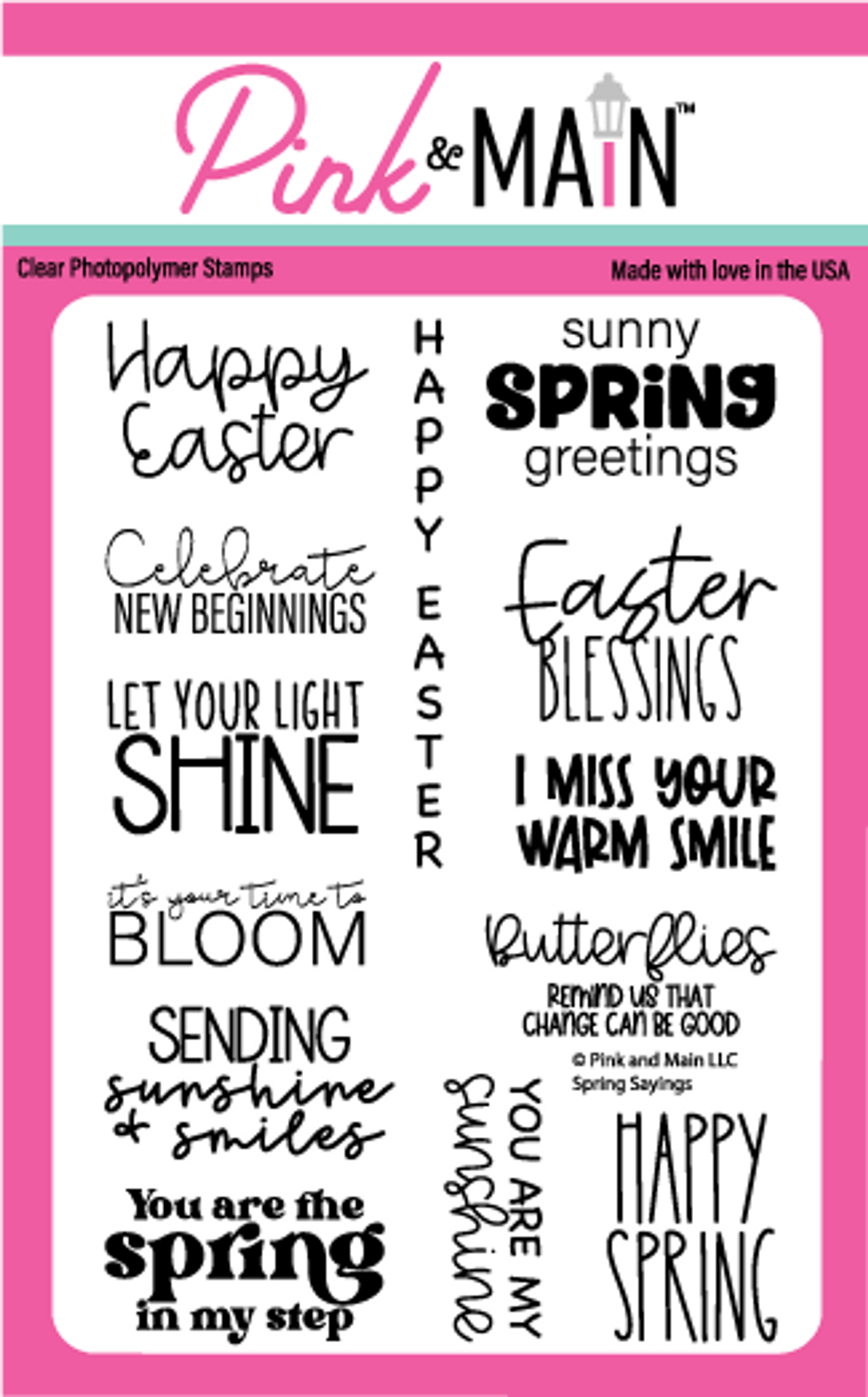 Spring Sayings