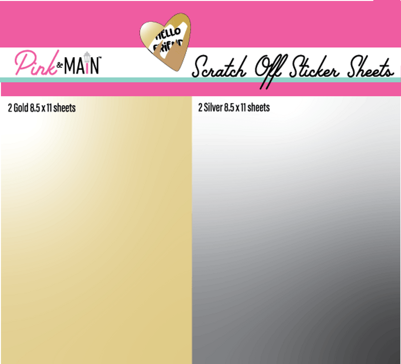 Scratch Off Sticker Sheets