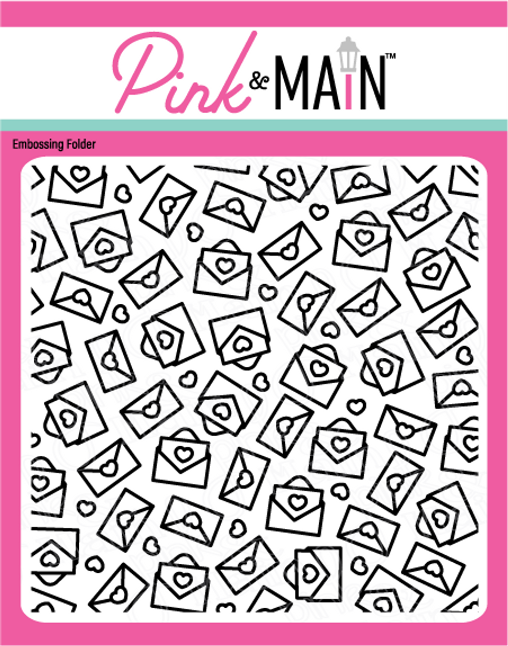 Happy Mail 6x6 Embossing Folder