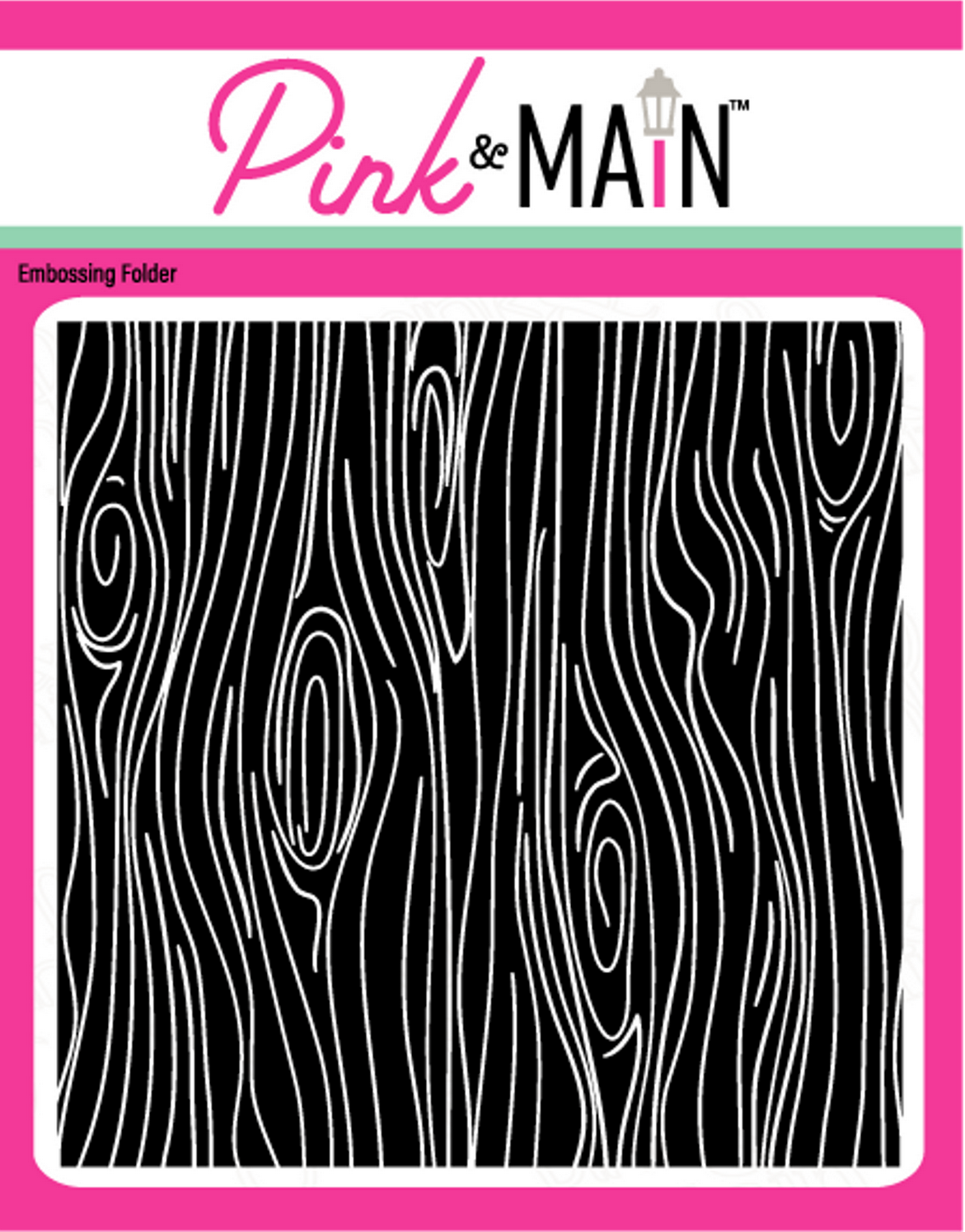 Woodgrain 6"x6" Embossing Folder