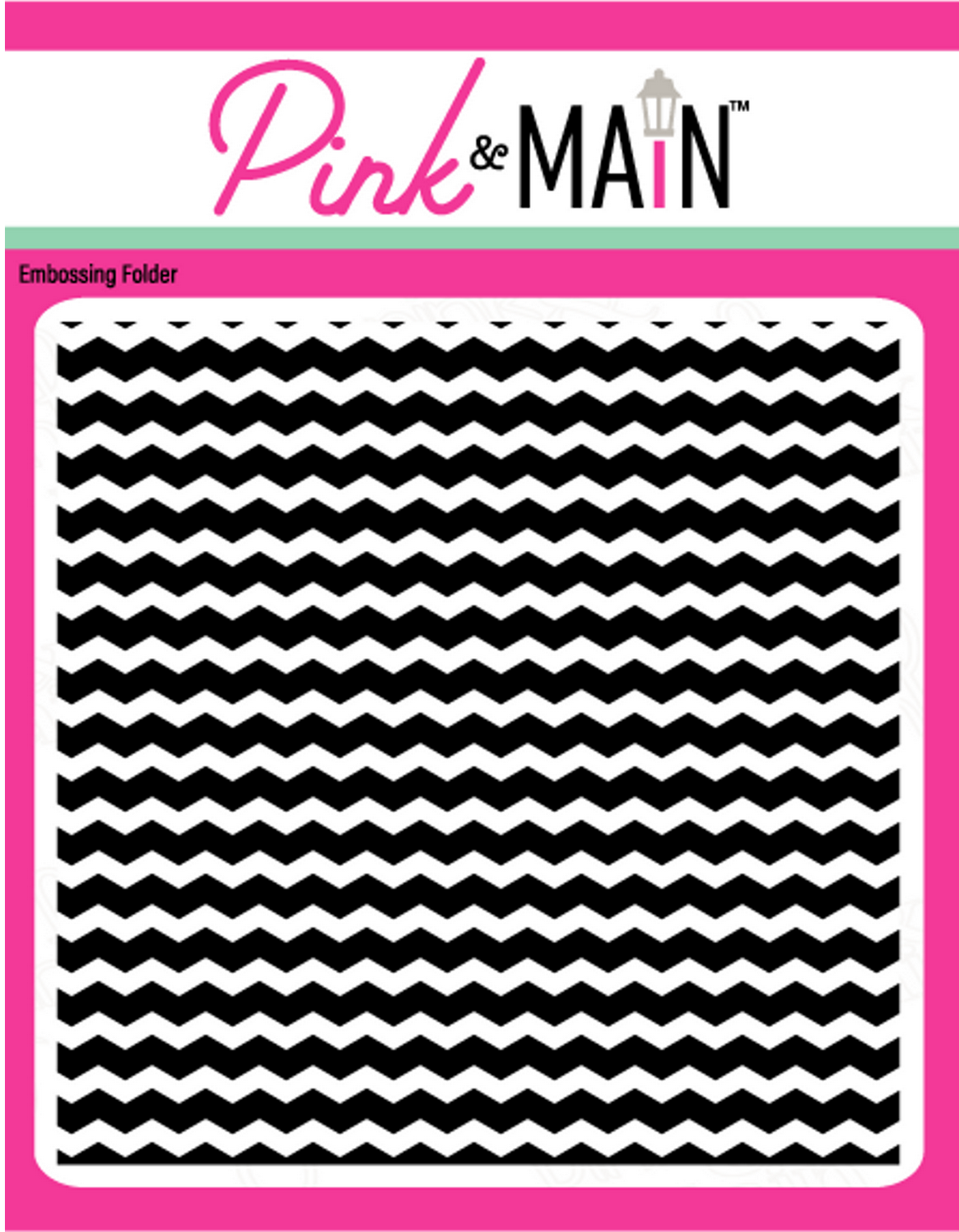 Chevron 6"x6" Embossing Folder