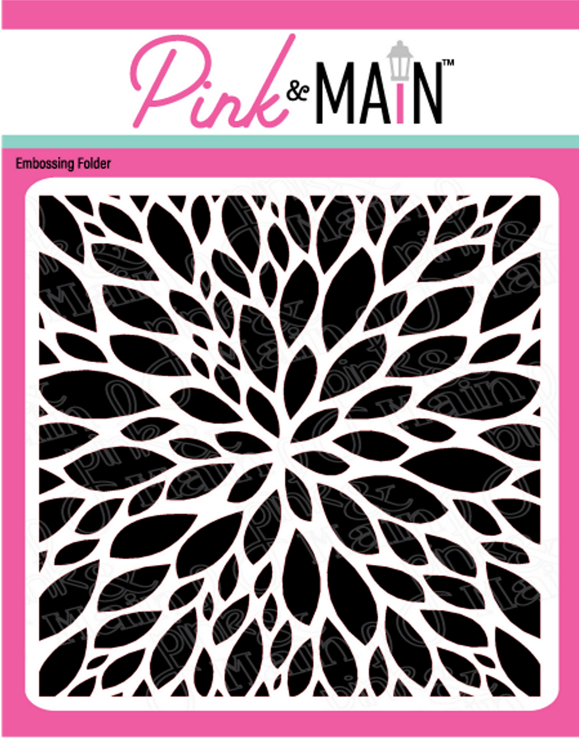 Petals 6"x6" Embossing Folder
