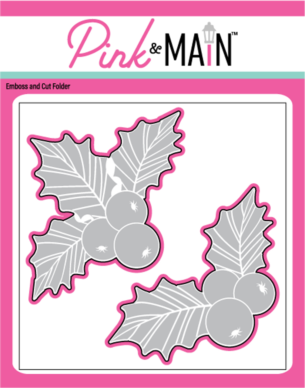 Holly and Berries Emboss and Cut Folder