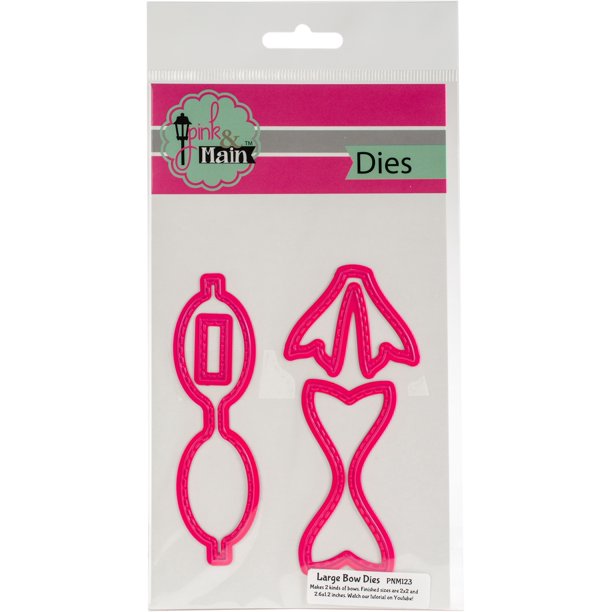 Large Stitched Bow Dies