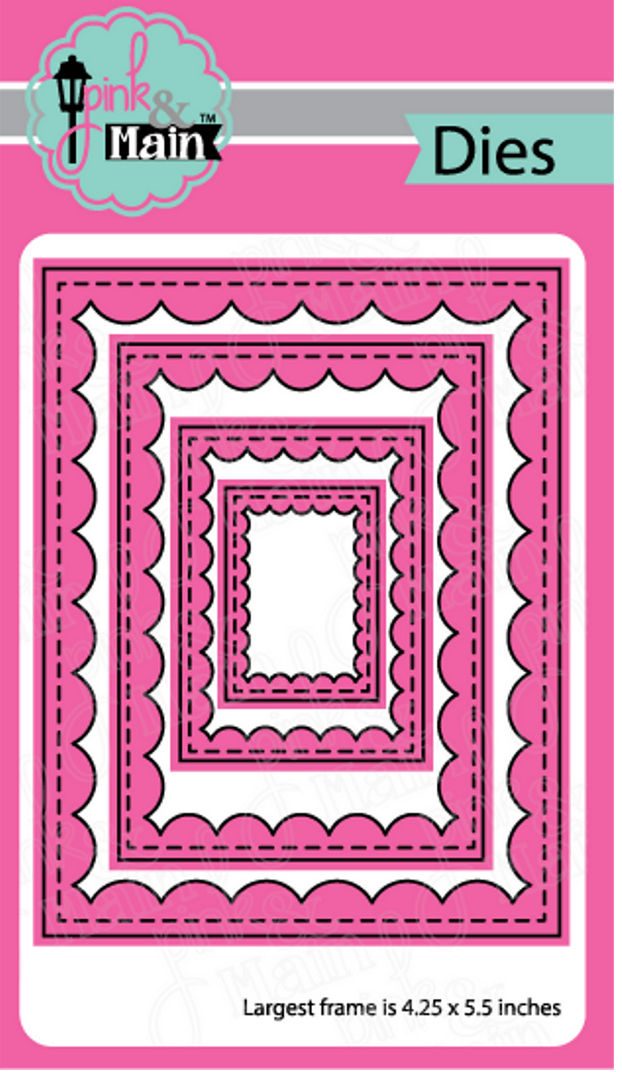 Reverse Scallop Rectangle Dies