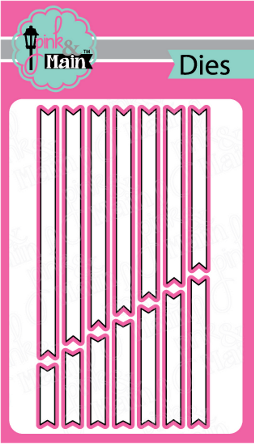 Sentiment Strip Dies (1/4" wide)