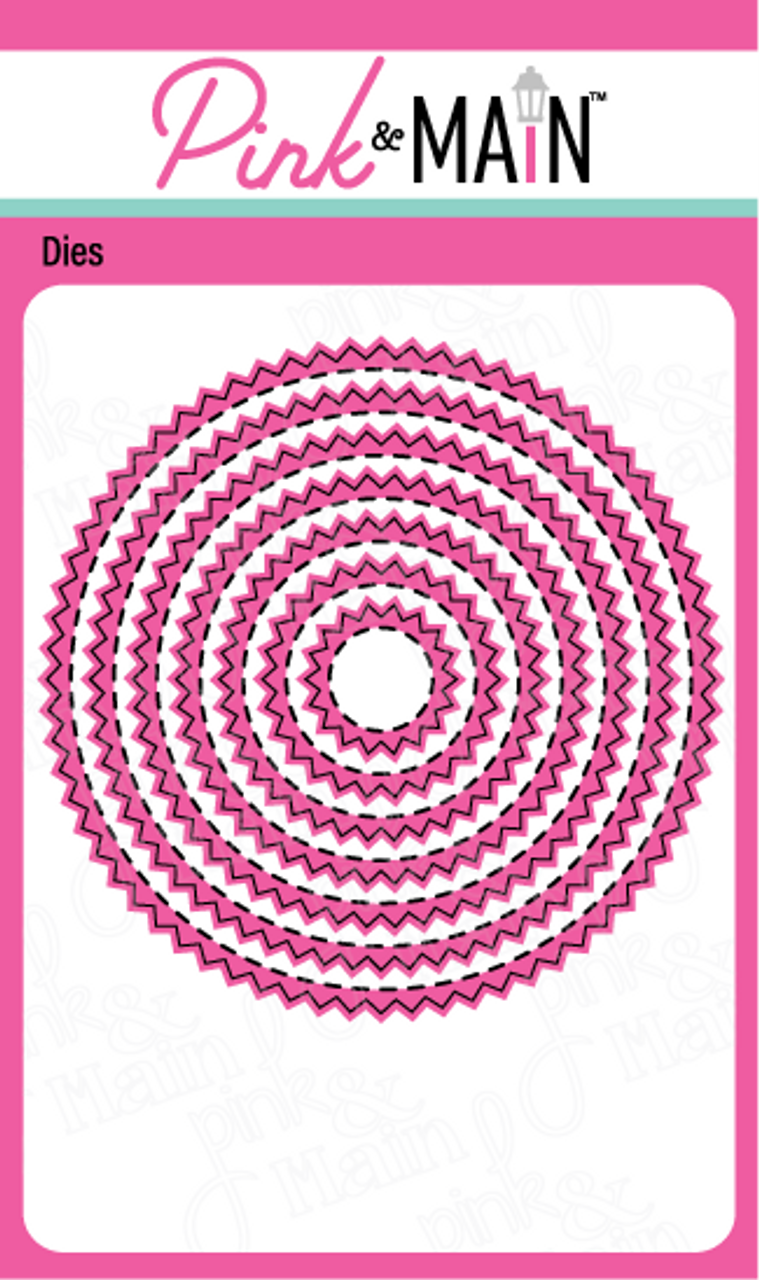 Zig Zag Circle Dies