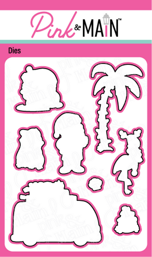 Beachy Christmas Stamp & Die Combo