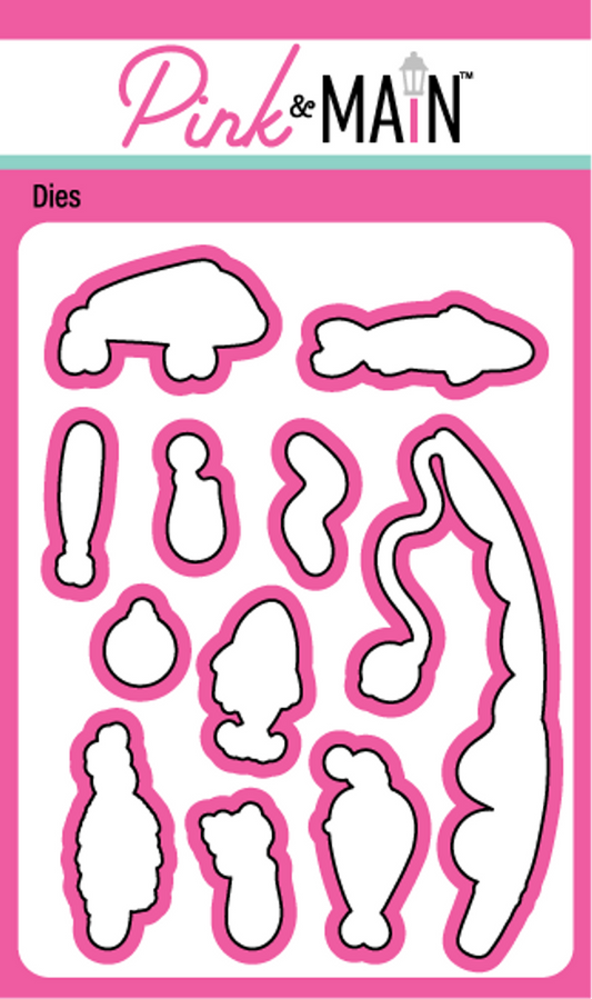 Gone Fishing Stamp & Die Combo