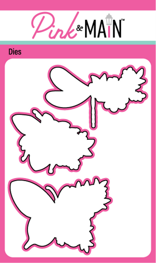 Floral Wings Stamp & Die Combo