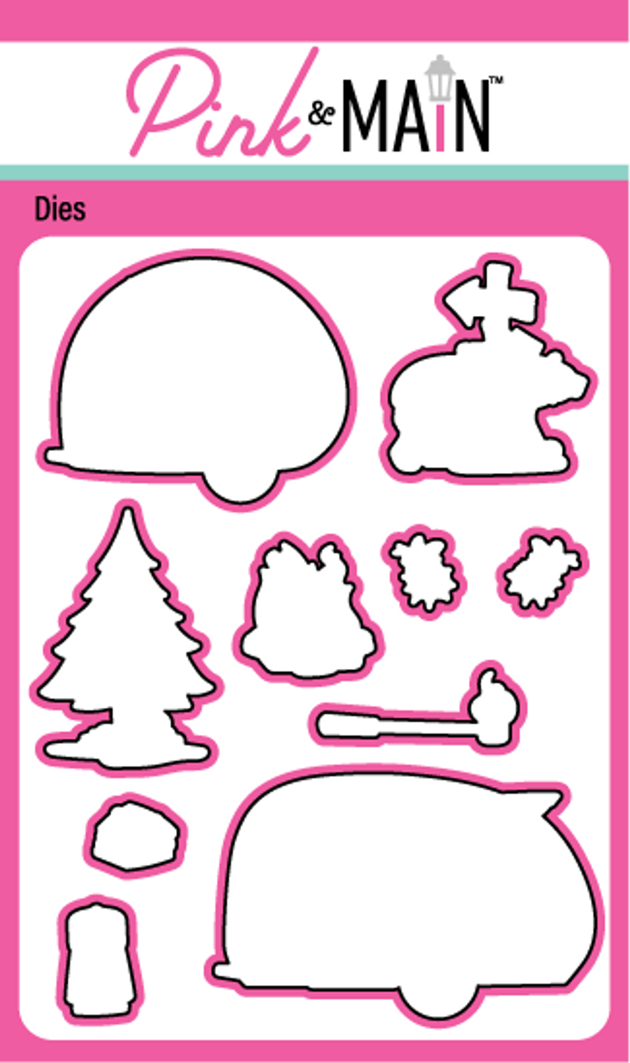 Happy Place Stamp & Die Combo