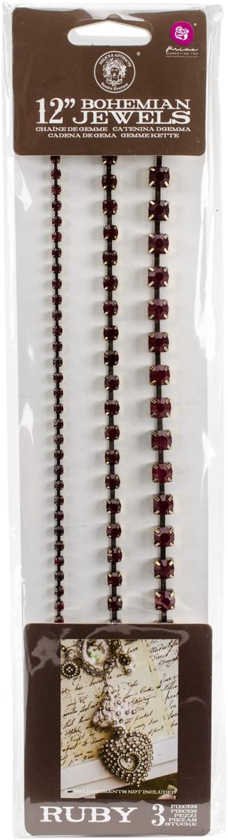 Ruby Rhinestone Bohemian Chain Pack by Prima