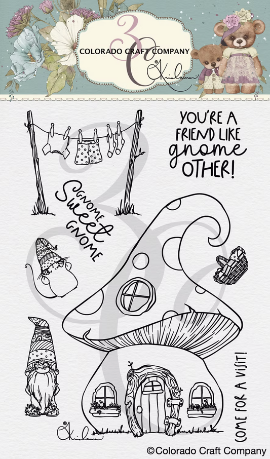 Gnome Home Stamp and Die