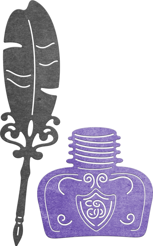 Inkwell & Quill Dies