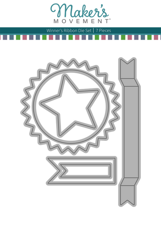 Winner's Ribbon Die Set