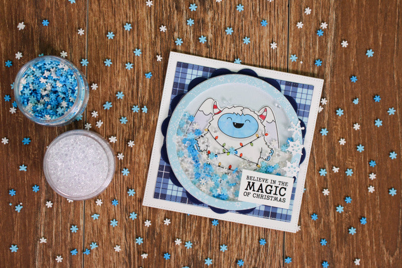 Yeti Christmas Stamp & Die Set