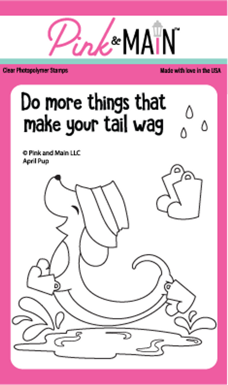 April Pup Stamp & Die