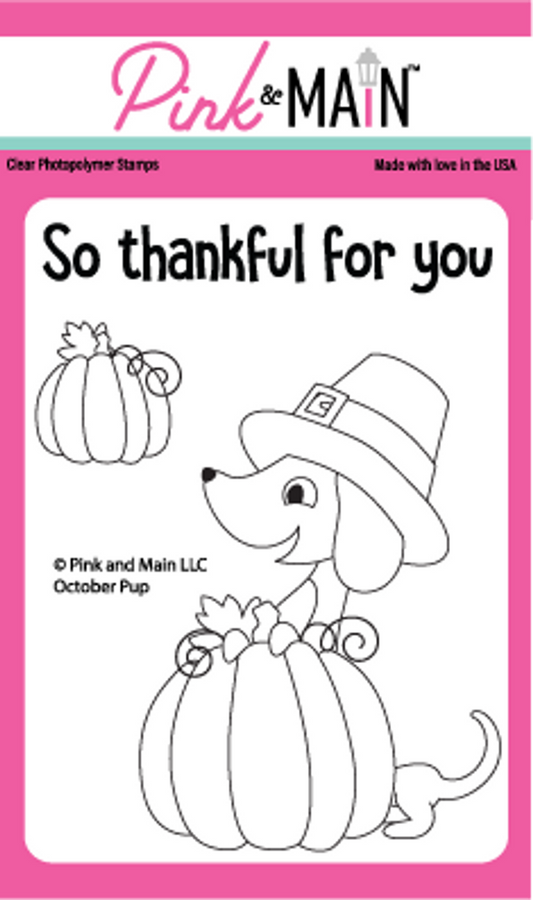 October Pup Stamp & Die