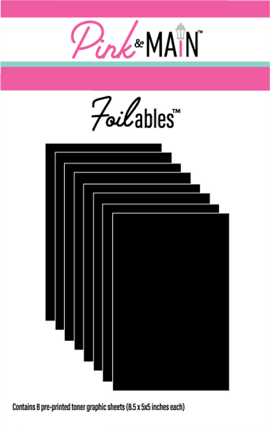 Black Toner Foilables® Sheets
