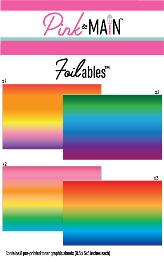 Bright Ombre Foilable® Sheets