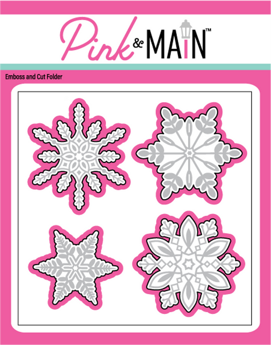 Snowflakes Emboss and Cut Folder