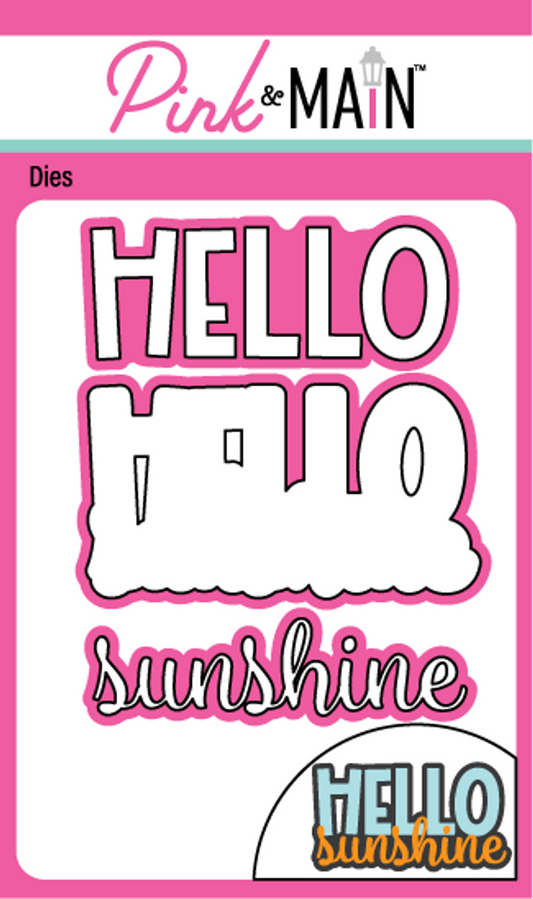 Hello Sunshine Word Dies