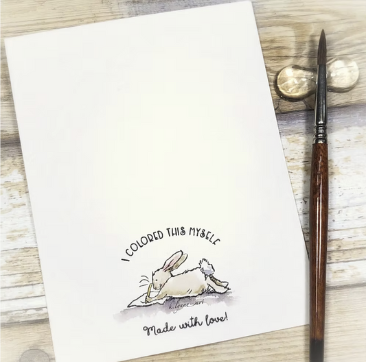 Back Card Bunny