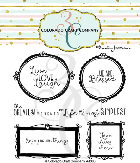 Wall Words Stamp and Die